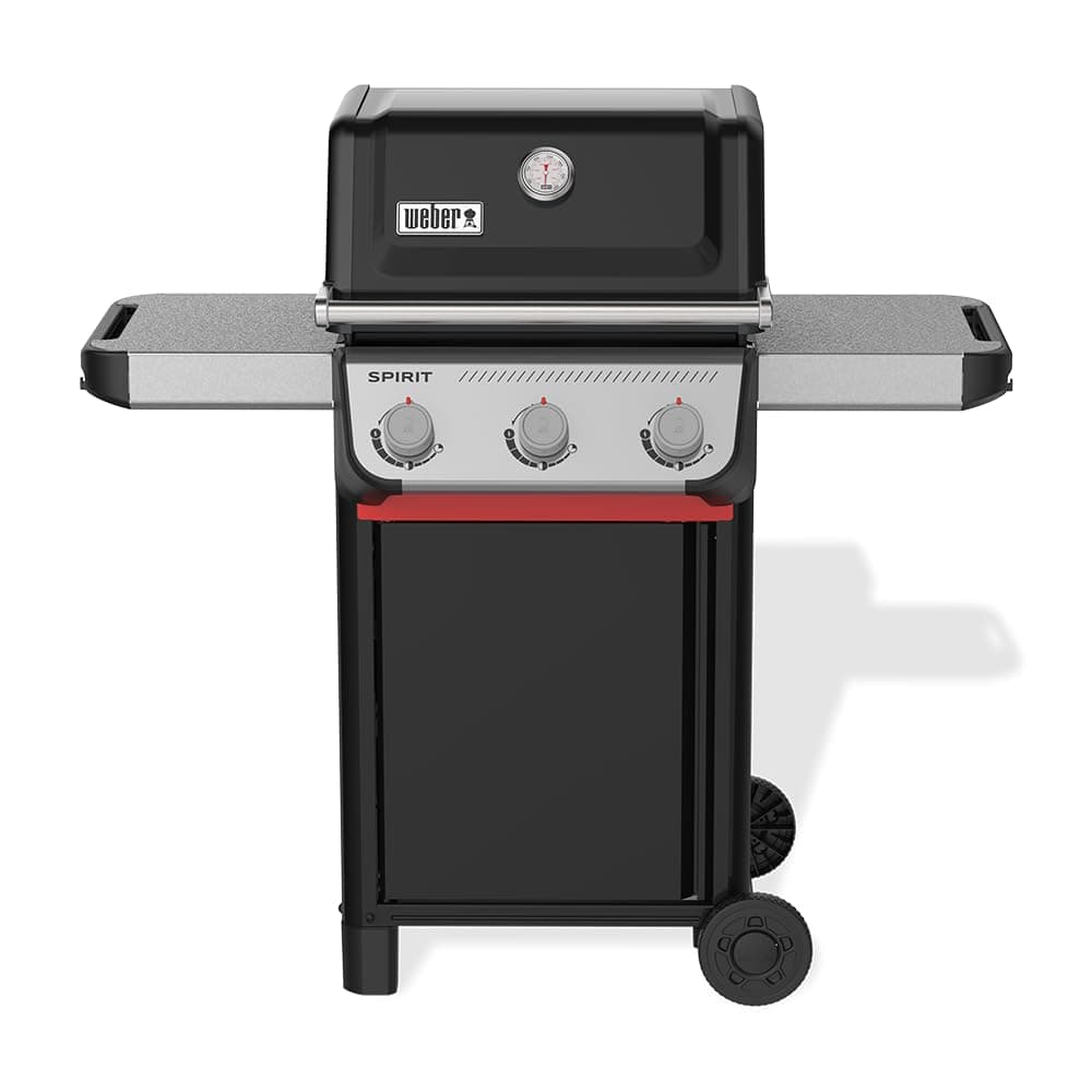 Weber Spirit E-310/3 Burner Gas Grill, Durable Wheels, Grill Retains Even Heat, 51 x 46 cm Cooking Surface Compatible with Weber Works Side Rails, Black/Silver - Image 1