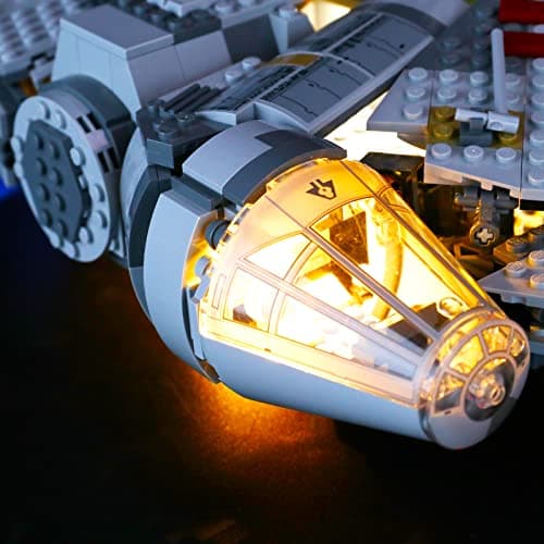 BRIKSMAX LED Upgrade Version Kit for Lego Star Wars Millennium Falcon, Compatible with Lego Model 75257, Construction Model Not Included - Image 5