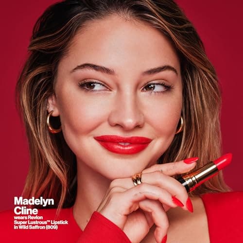 REVLON Rouge à lèvres Super Lustrous, Formule crémeuse pour des lèvres douces et pulpeuses, Sensation d'hydratation, 535 Rum Raisin, 4,2g - Image 7