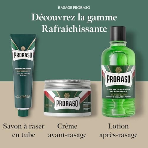Proraso | Refreshing shaving cream (tube of 150 ml) – Invigorating shaving cream with eucalyptus oil and menthol – Made in Italy - Image 7