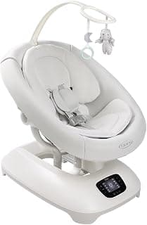 Graco Eluma Sway Balançoire apaisante pour bébé de la naissance jusqu'à 9 kg (environ 6 mois), technologie de détection des pleurs qui détecte votre bébé et apaise/s'installe, 3 positions