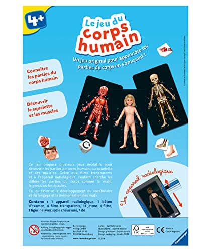 Ravensburger - Educational game - The game of the human body - Progressive discovery of human biology - includes a mini radiology box - From 4 years old - 24116 - Image 4