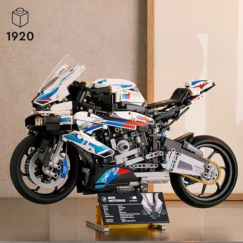 LEGO 42130 Technic BMW M 1000 RR Modèle Réduit de Moto Pour Adulte, Maquette Pour Construction et Exposition, Idée de Cadeau - Image 4