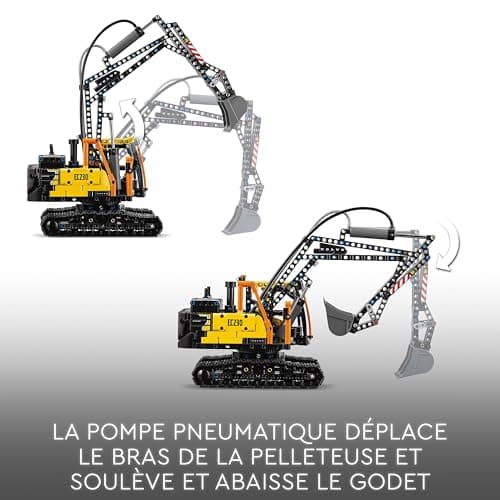 LEGO Technic Volvo FMX Truck & EC230 Electric Excavator Toy for 10 Plus Year Old Boys & Girls, Vehicle Building Set for Kids Who Love Heavy-Duty Construction Models, Birthday Gift Idea, 42175 - Image 6