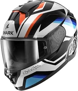 SHARK, RIDILL 2 APEX x Troy Lee Full Face Motorcycle Helmet Black White Blue L