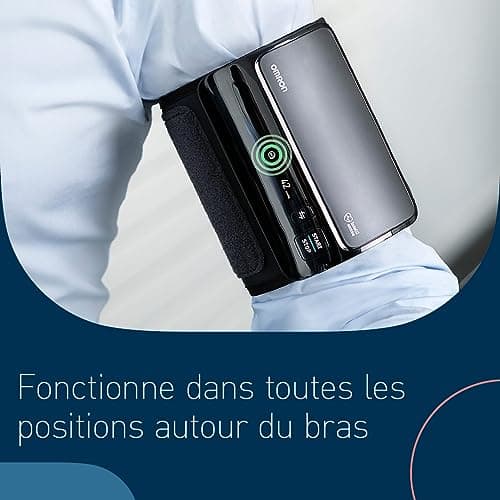 OMRON EVOLV Arm Blood Pressure Device - All-in-One Design - Arm Blood Pressure Monitor with Irregular Heart Rate Detection - Bluetooth - With OMRON Connect App - Image 8