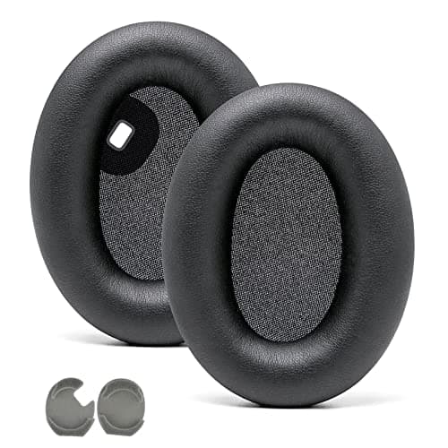 Replacement Ear Pads for Sony WH-1000XM4 Headphones Earpads Compatible with WH1000XM4 with Softer Protein Leather, Memory Foam, Noise Isolating, Black - Image 2