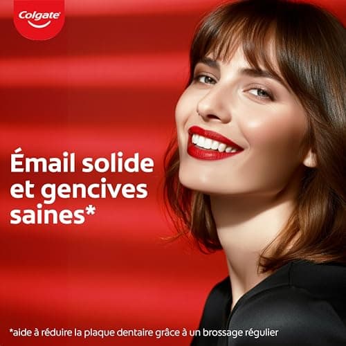 COLGATE - Dentifrice Blanchissant MAX WHITE | Dentifrice au Charbon Actif | Dentifrice Blanchissant | 99 % d'ingrédients d'origine naturelle | Dentifrice COLGATE Lot de 4 x 75ml - Image 8