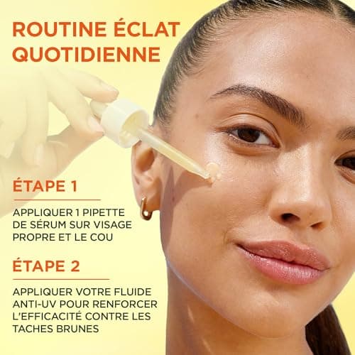 GARNIER Skin Active - Sérum Éclat - Anti-Tache Brunes - Soin Visage Enrichi En 3.5-4% Niacinamide, Vitamine C & Acide Salicylique - Vegan & Cruelty Free - 30 ml - L'emballage peut varier - Image 8