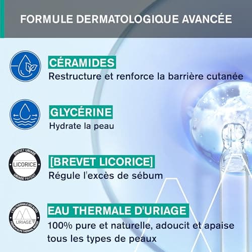 Uriage Hyseac Hydra Crème Apaisante - Hydratation 24H, Réduction Tiraillements - Texture Légère, Absorption Rapide - Fini Mat Instantané - Idéale pour les Peaux Asséchées par les Traitements - 40ml - Image 5