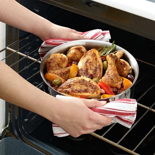 Tefal Duetto A7054663 Dutch Oven 24 cm, Induction, Stainless Steel 18/10, 10 Year Warranty, Glass Filter Lid, 3-Layer Base, Duetto - Image 8