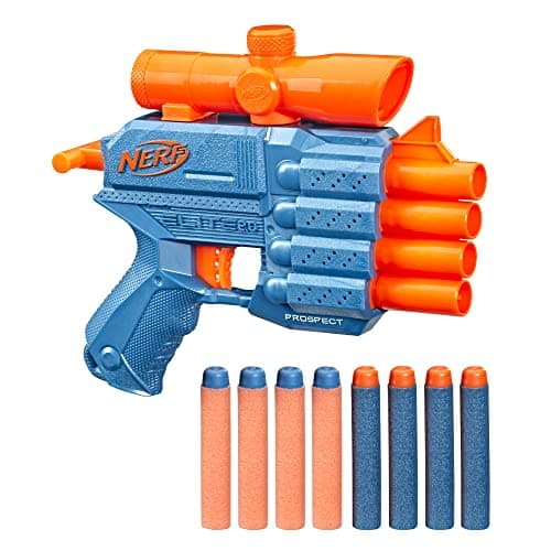 Nerf Elite 2.0, blaster Prospect QS-4, 8 fléchettes Nerf Elite officielles, tire 4 fléchettes, viseur de précision fixe - Image 2