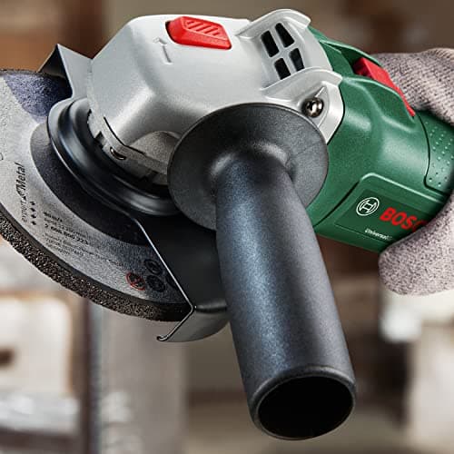 Meuleuse d’angle Bosch UniversalGrind 750-125 (livré dans un carton; 750 W ; 2 disques à tronçonner droit ; 1 disque à meuler ; pour meuler, tronçonner, brosser et poncer) – Amazon Edition - Image 7