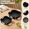 Air Fryer Accessories for Ninja Crispi 3.8L, 13 Pcs with Air Fryer Silicone Mould, Grid Racks, Paper Baking Air Fryer, Mould Cake etc, for Airfryer Crispy FN101 - Image 3