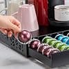FlagShip Capsule Holder for Nespresso Vertuo Capsule Holder Capsule Organizer Coffee Bar Design and Coffee Machine Holder Black Metal (50 Capsule Capacity) - Image 7