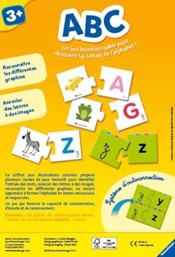 Ravensburger - Educational Game - ABC - Discovery of Letters - Learning the Alphabet - Development Of Small And Upper Case Writing - From 3 Years - 24042 - Image 4