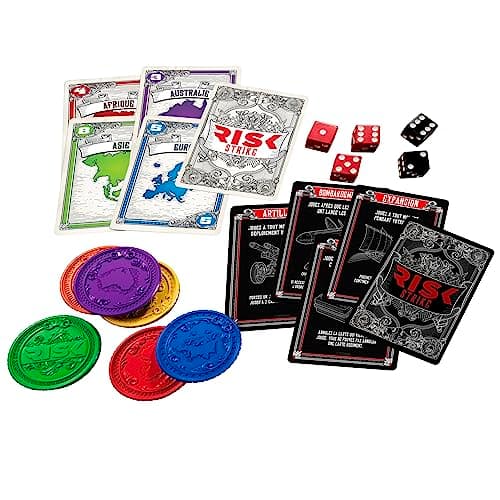 Hasbro Gaming Risk Strike, Card and Dice Game, Quick Strategy Card Game for 2-5 Players, Around 20 Min. Family Games, Group Games - Image 8