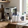Aquafloow 5 x Water Filter Compatible with DeLonghi DLSC002 & EcoDecalk Descaler (500 ml) – Service Kit for Magnifica S, Evo, Dinamica Coffee Machine – with Cleaning Brush - Image 4