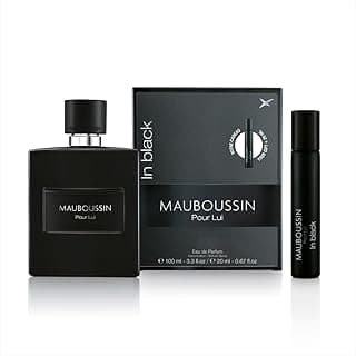 Mauboussin - Pour Lui In Black 100ml + 20ml (Travel Spray) - Eau de Parfum Homme - Senteur Boisée & Orientale