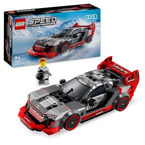 LEGO Speed Champions Voiture de Course Audi S1 e-Tron Quattro Véhicule Jouet, Set de Construction pour Enfants, Idée Cadeau pour Garçons et Filles Dès 9 Ans, Jeu en Autonomie, Déco pour Chambre 76921 - Image 2