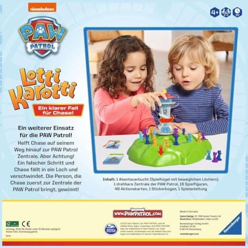 item_name: Ravensburger 22372 – Paw Patrol Carrot Classic Game with Heroes from the Paw Patrol Series, for 2 to 4 Children from 4 Years - Image 3