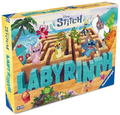 Ravensburger - Stitch Maze - Board and Strategy Game - Disney Lilo & Stitch Maze Game - Family - 2-4 Players from 7 Years Old - Board Game - 24684 - Image 7