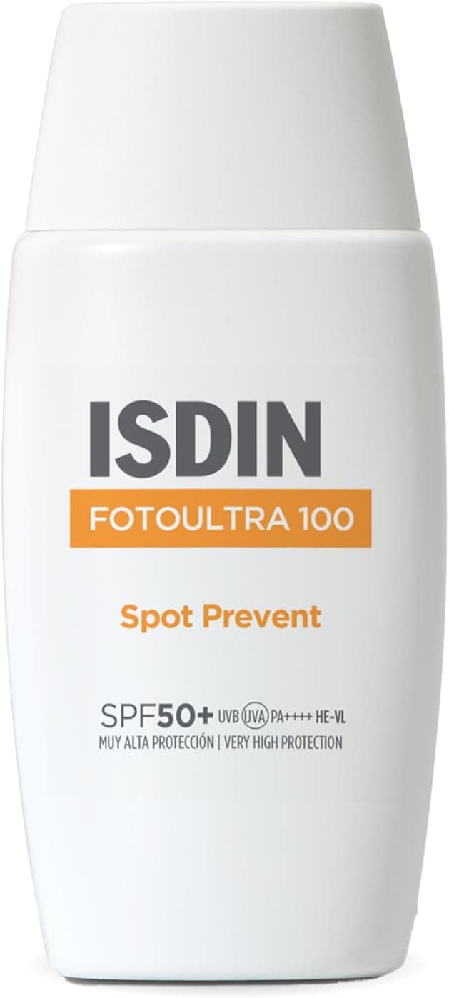 ISDIN FotoUltra 100 Spot Prevent SPF 50+ (50ml) | Sunscreen to Help Prevent Stains on the Face - Image 1