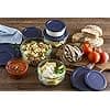 Premium Best Buy Pyrex 1118988 14-Piece Simply Store with Blue Covers Clear by Pyrex - Image 3