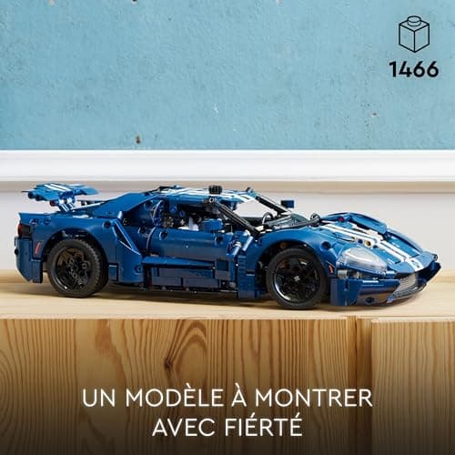 LEGO 42154 Technic Ford GT 2022, Maquette de Voiture pour Adultes à Construire, Échelle 1:12 avec Caractéristiques Authentiques, Set de Collection Avancé - Image 6