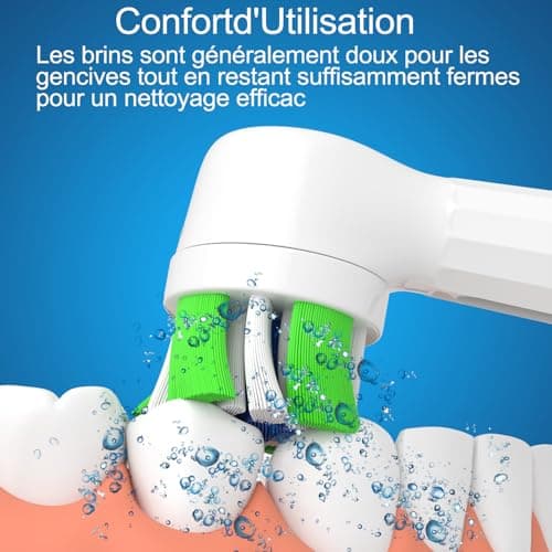 Toothbrush Heads Compatible with Oral-B iO Electric Toothbrush, Replacement Heads for iO 2 3 4 5 6 7 8 9 10 (8 White) - Image 4