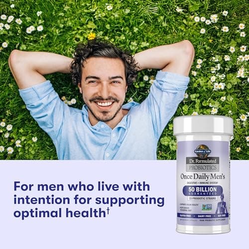 Garden of Life Dr. Formulé Once Daily Probiotics for Men 30 Vegetarian Capsules - Image 9