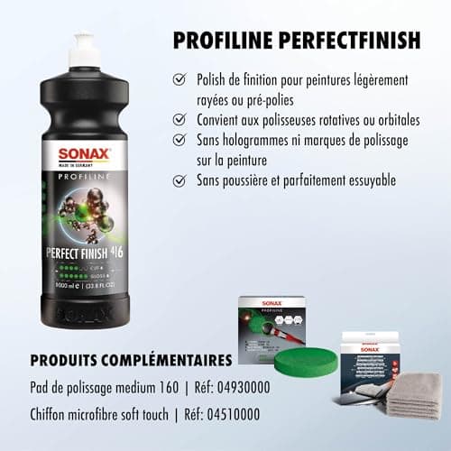SONAX PROFILINE Perfect Finish (1 litre) finition de polissage pour brillance optimale sans hologrammes | Réf: 02243000 - Image 5