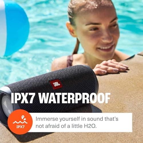 Haut-parleurs Bluetooth Portables JBL FLIP5BLK 4800 mAh 20W Noir 20 W - Image 6