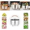 Stainless Steel Steamer Basket for Instant Pot Pots (3 Litre) - Image 4
