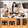 Ninja Air Fryer Silicone Mould - Air Fryer Accessories for Ninja Foodi Max Dual Zone AF400EUCP DZ400EUSTGD SL400EU, Philips 4000 Series NA460 Accessories for Ninja Fryers 8.5L-9.5L with Grill - Image 4