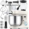 KESSER® K-KM 3000 Universal 3-in-1 Food Processor with Meat Grinder, Kneader | Multi-Function Blender | 1.5L Juice Extractor, Sausage Kit, Pasta and Biscuit Moulds, Cream - Image 2