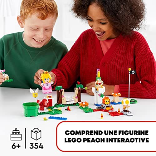 LEGO 71403 Super Mario Pack de Démarrage Les Aventures de Peach, Jouet Construction, Figurine Interactive, Toad, pour les Enfants de 8 Ans et Plus - Image 4