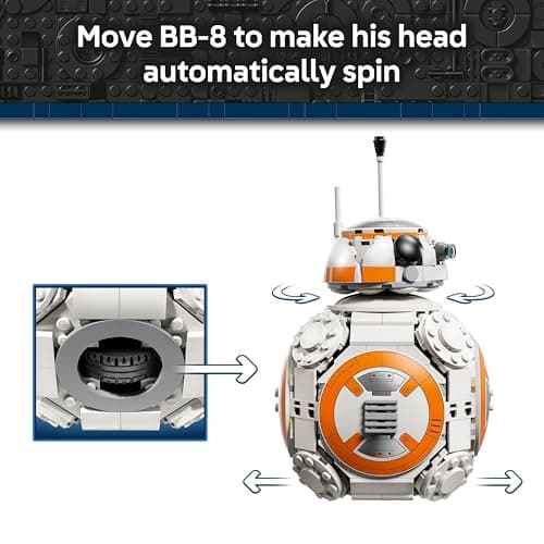 LEGO BB8 Star Wars 75452 Lego Star Wars The Astromech Droid BB-8 with Printed Tile - Image 4