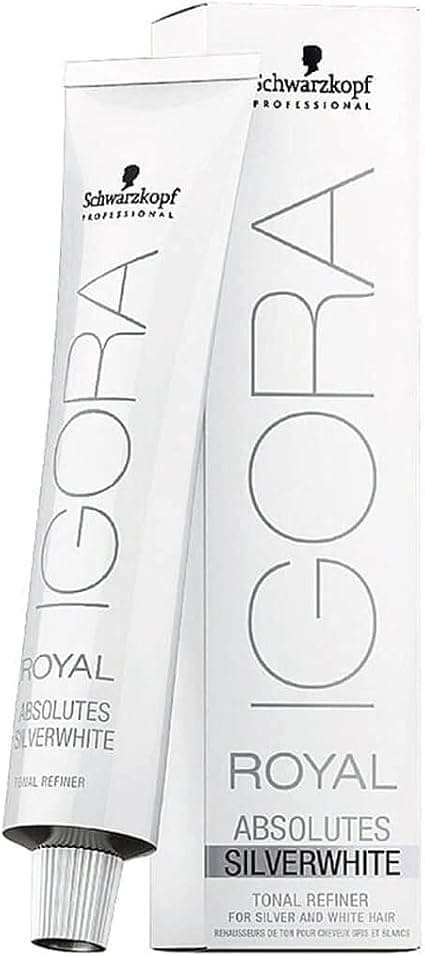 Schwarzkopf Professional Igora Royal Absolutes Silverwhite Grey Lilac 60ml - Image 1
