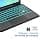 SENGBIRCH Keyboard Case for Samsung Galaxy Tab S10 Lite 10.9 Inches 2025 – AZERTY French Touchpad Keyboard Backlit 7 Colours Detachable Wireless Bluetooth Case for S10 Lite AI Tablet, Black - Image 4