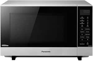 Panasonic Microwave Flat Bed, 27 Litre, Silver (Product with UK Plug)