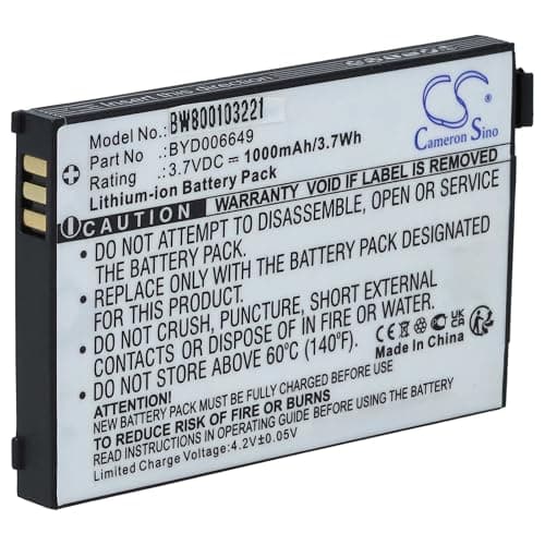 vhbw Battery Compatible with NUK 10256296, BM300 Parent Unit, Eco Control + Video Baby Monitor, Baby Monitor (1000mAh, 3.7V, Li-ION) - Image 2