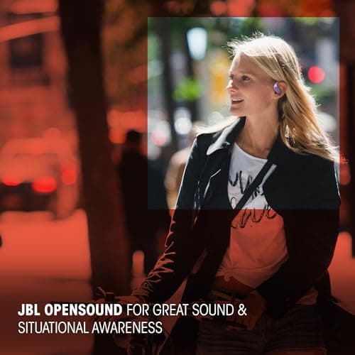JBL Sense Lite True Wireless Open Earbuds, Ear Hook, Air Conduction, OpenSound, 32 Hours Battery Life, IP54 Waterproof, Compatible Headphones, Black - Image 4