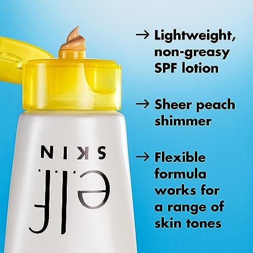 e.l.f. SKIN Suntouchable Whoa Glow SPF 30, Sunscreen & Makeup Primer for a Glowy Finish, Made With Hyaluronic Acid, Vegan & Cruelty-Free, Packaging May Vary, Sunbeam - Image 7