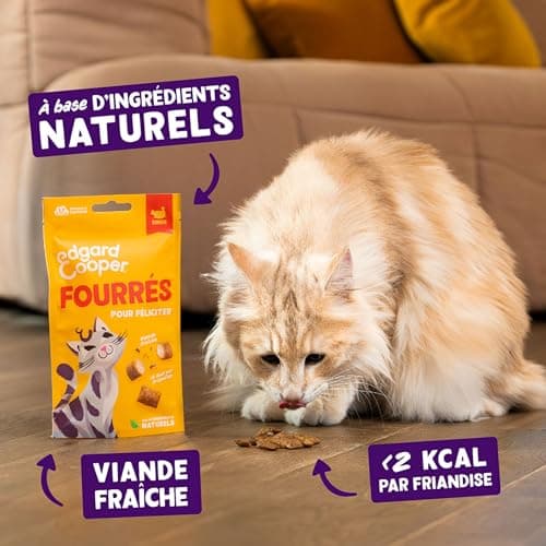 Edgard & Cooper Cat Treats, Turkey Filled (1x60g), Hypoallergenic, Rich in Fresh Meat, Grain Free, Less than 2 kcal, Natural Ingredients, No Sugar Added - Image 4