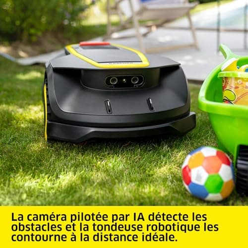 Kärcher RCX 4 robot lawnmower without bounding cable, mowing area: 1500 m², up to 60% gradient, all-wheel drive, hedgehog detection, GPS + RTK + camera - Image 6