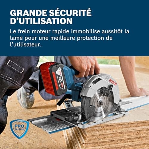Bosch Professional 18V System cordless circular saw GKS 18V-57 G (blade diameter: 165 mm, cutting capacity: 57 mm, with L-BOXX) - Image 4