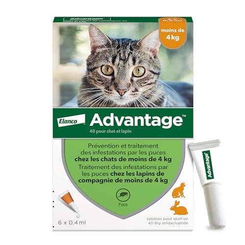 Advantage Cat & Rabbit under 4 kg - Cat Flea Pipettes for Infestation Prevention - Flea Treatment with Protection for 3 to 4 Weeks - 6 x 1ml - Image 2