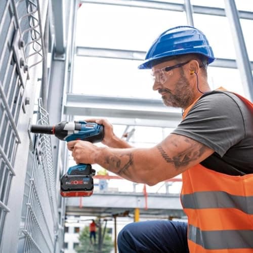 Bosch Professional 18V System cordless bolter BITURBO GDS 18V-1000 (with hanging clip) - Image 8