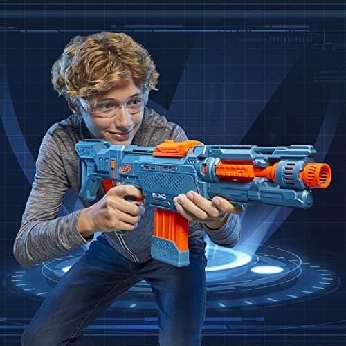 Nerf Elite 2.0, Echo CS-10 blaster, 24 Nerf darts, 10 dart charger, removable stock and gun extension, 4 tactical rails - Image 7